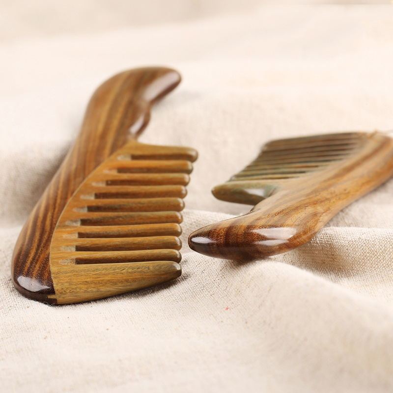 Brazilian green sandalwood comb