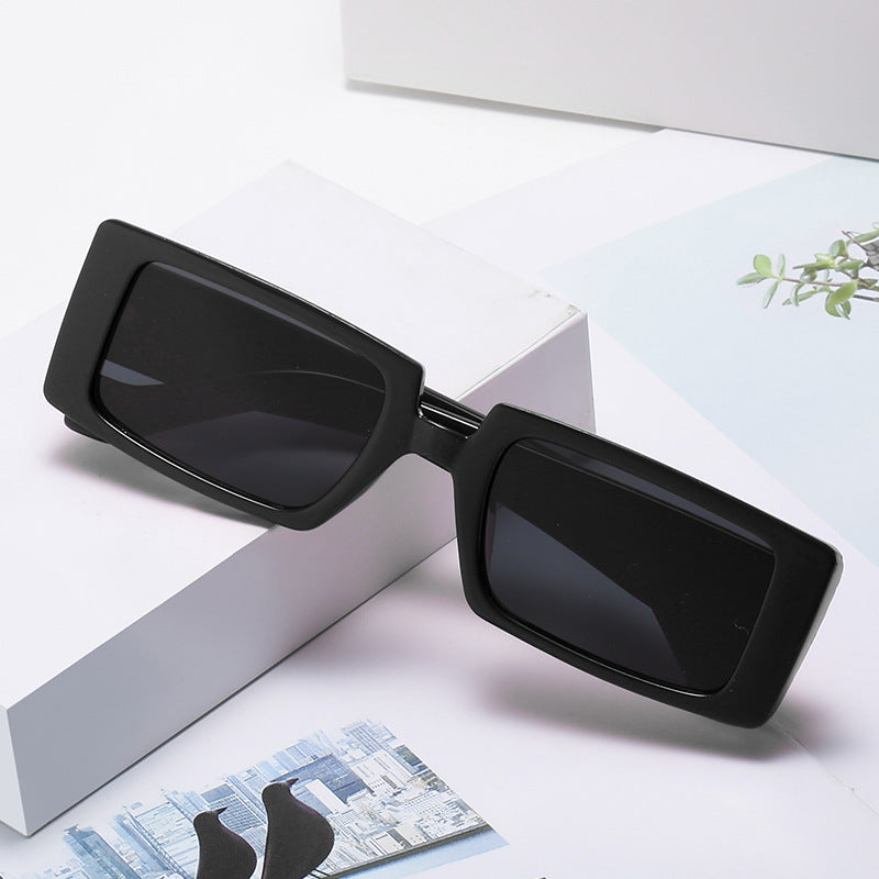 New Style Square Sunglasses European And American Personality Square Glasses