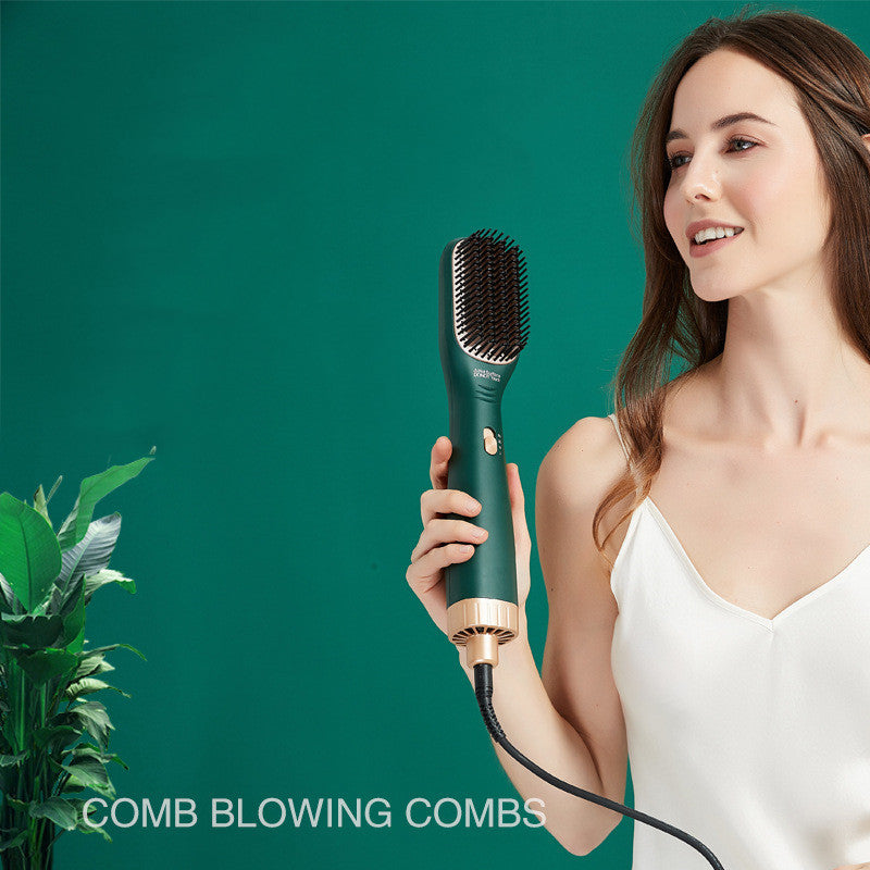 Hot Air Comb 3 In 1 Straight Hair And Curly Hair Dryer Negative Ion Beauty Power Comb Single Step Hot Air Comb