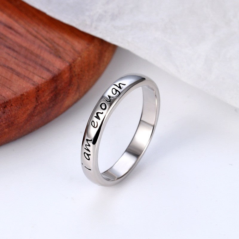 Simple Fashion European And American Style Forefinger Ring