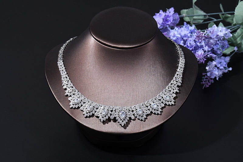 Necklace Women's Jewelry Suit Bridal Wedding Banquet Necklace High-end Accessories