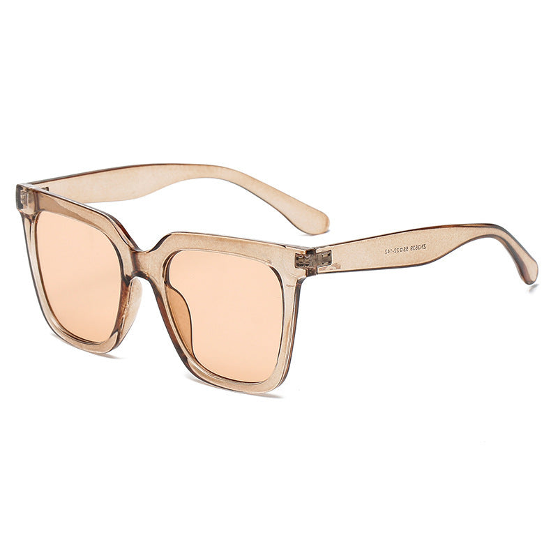 European And American Simple Large Frame Square Sunglasses