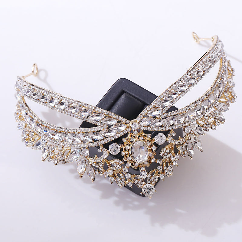 Wedding Crown Headdress Bridal Rhinestone Wedding Style Crown Accessories