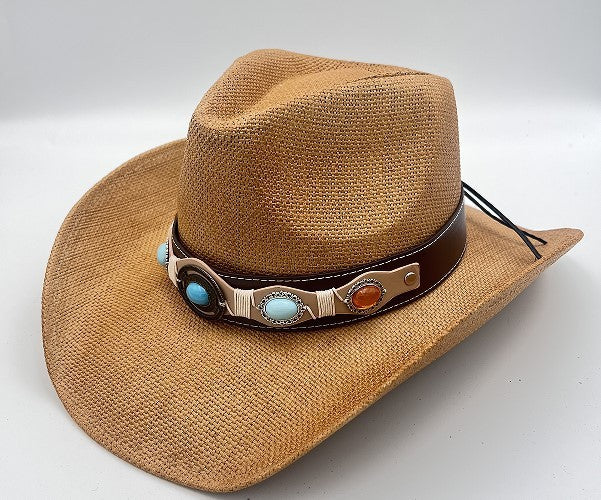 Summer Outdoor Ethnic Style Fedora Hat West