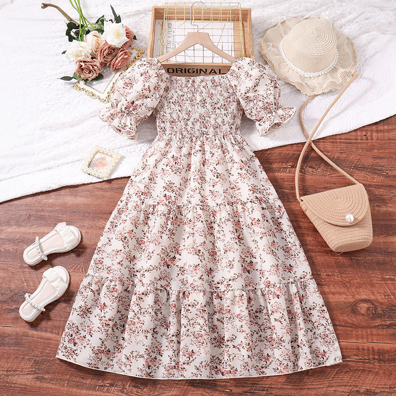 Medium And Large Children's Clothing European And American Girls Dress Western Princess Style