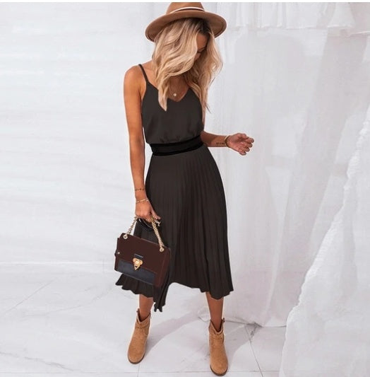 V-neck camisole dress