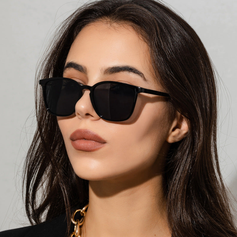 European And American New Simple Retro Square Sunglasses