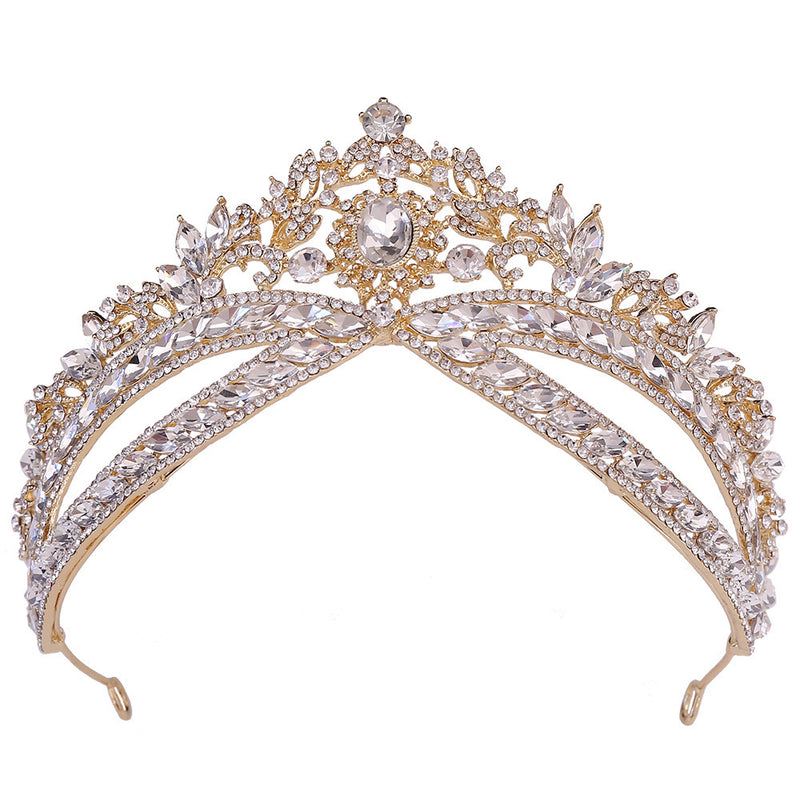 Wedding Crown Headdress Bridal Rhinestone Wedding Style Crown Accessories