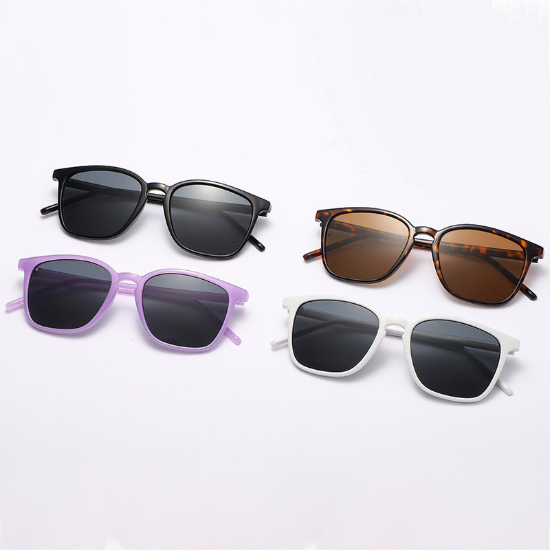 European And American New Simple Retro Square Sunglasses