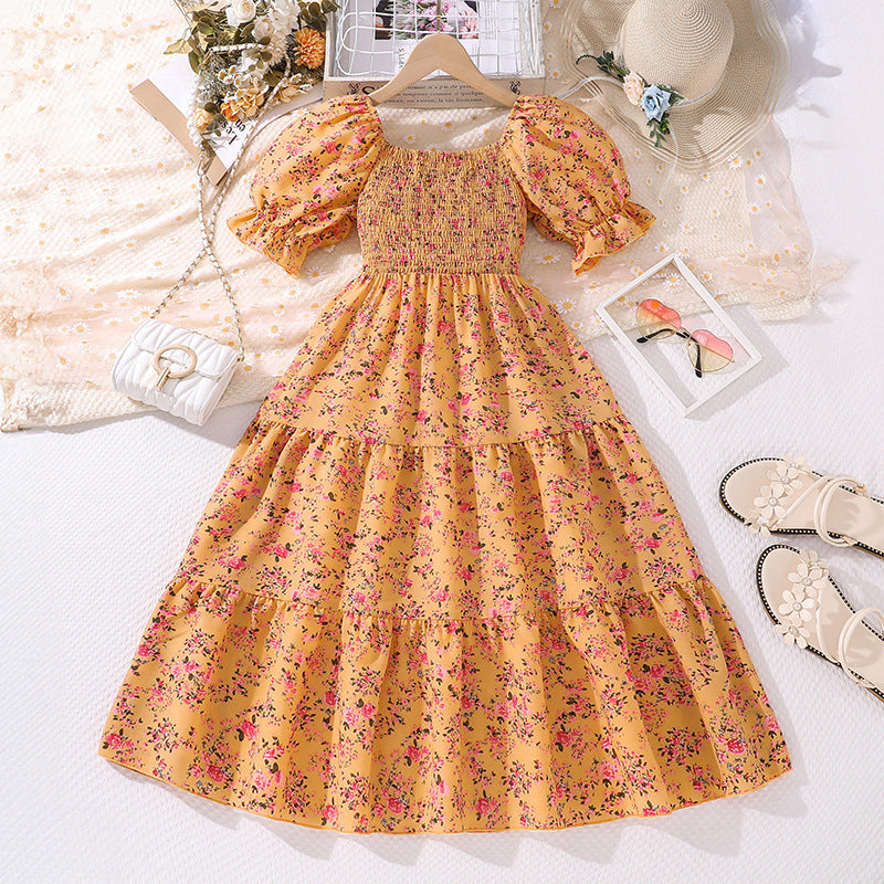 Medium And Large Children's Clothing European And American Girls Dress Western Princess Style