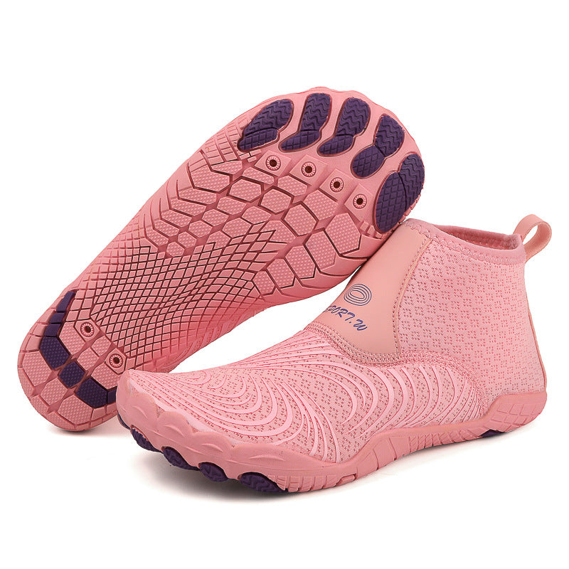 Mid-top Anti-mud Beach Shoes Women's Thick Bottom Anti-cut