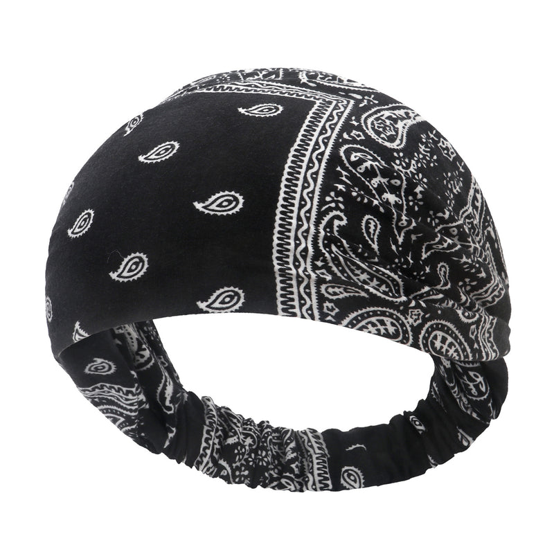 Women's Hair Band European And American Bohemian Style Elastic Elastic Band Paisley