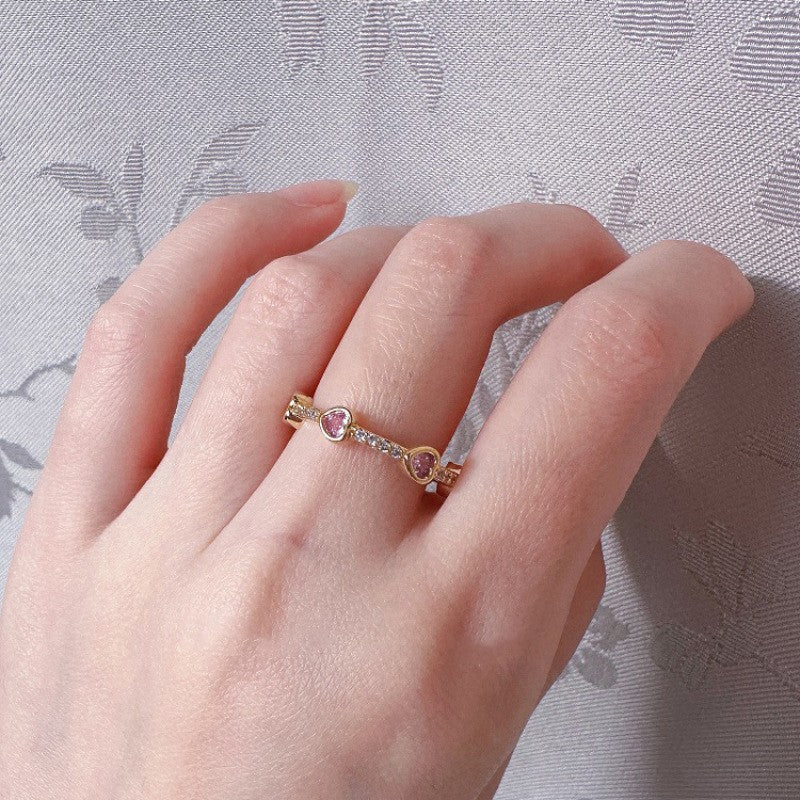 Retro 18K Gold Ring Women