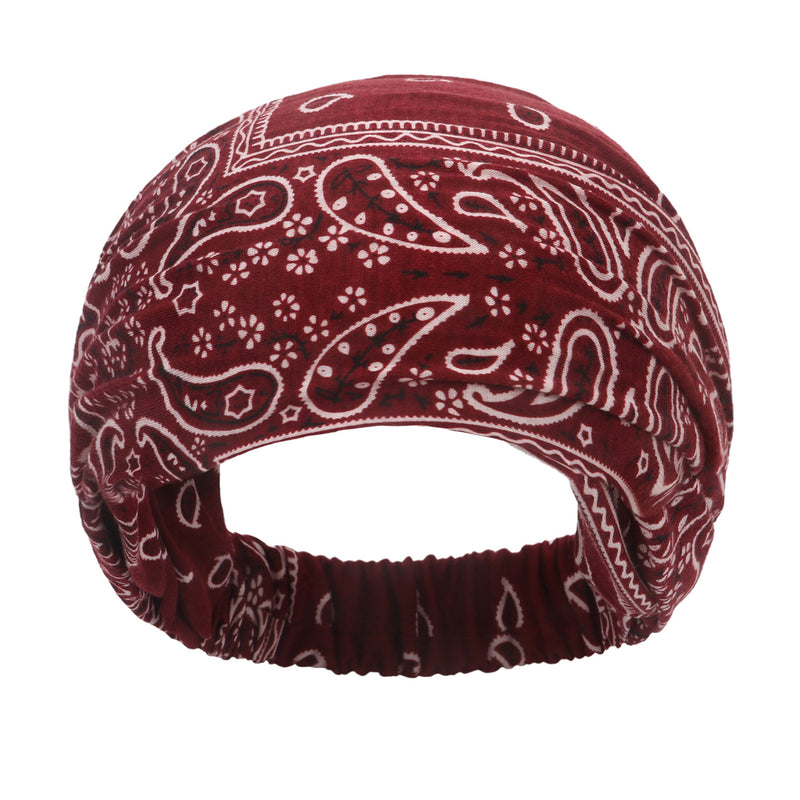 Women's Hair Band European And American Bohemian Style Elastic Elastic Band Paisley