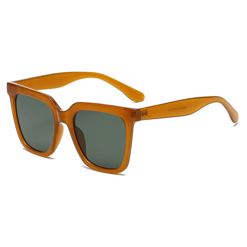 European And American Simple Large Frame Square Sunglasses